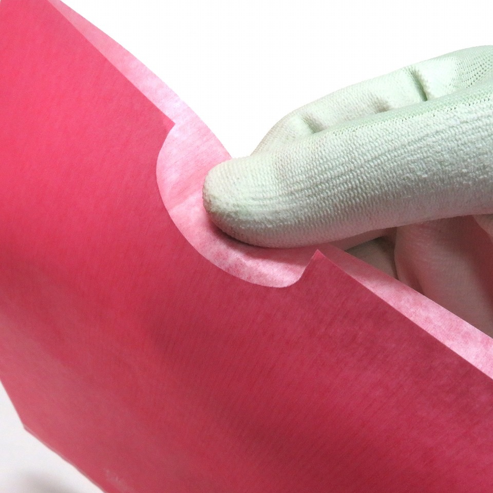 お買得！緑ぶどう専用 特大袋 赤  220×320（ニューエリートソフト 特大 赤 約700ｇぶどう用） 100枚入×5セット