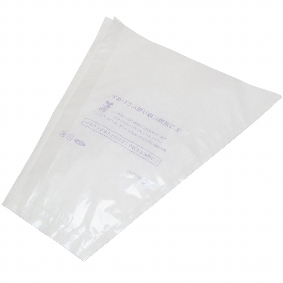 ぶどう三角袋 大透明(無地エコ)3000枚/箱 セロハン部分の印刷無地・紙部分印刷あり