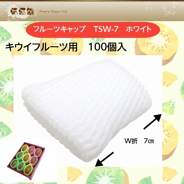 フルーツキャップ　TSW-7　Bio20　ポリホワイト　100個/袋　DMノバフォーム