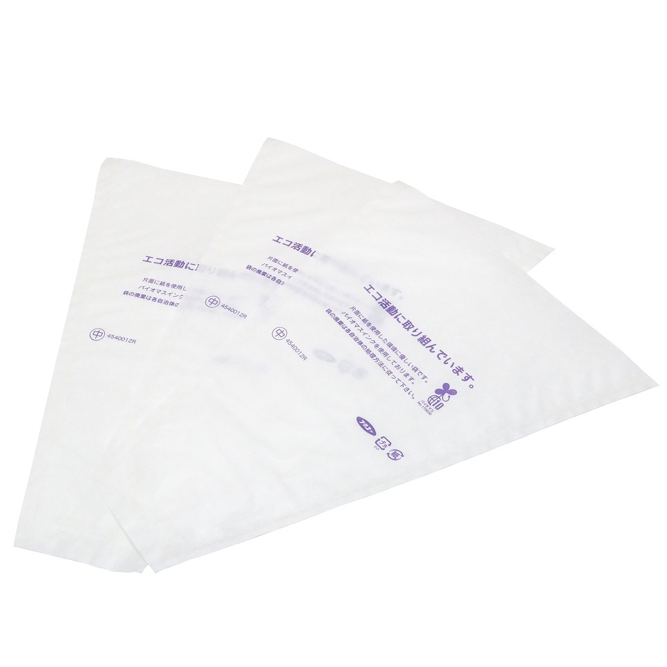 ぶどう 出荷用三角袋 中透明(セロハン部分の印刷無地) 100枚入 (紙、セロハン) 中房ぶどう用