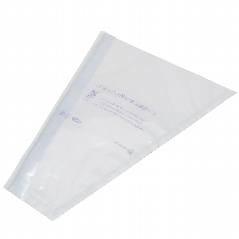 ぶどう三角袋 中ブルー(無地エコ)3000枚/箱 セロハン部分の印刷無地・紙部分印刷あり