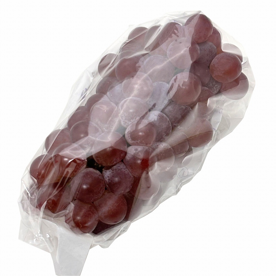 ぶどう三角袋　小透明（無地エコ）3000枚/箱　セロハン部分の印刷無地・紙部分印刷あり　デラウエアにぴったり！