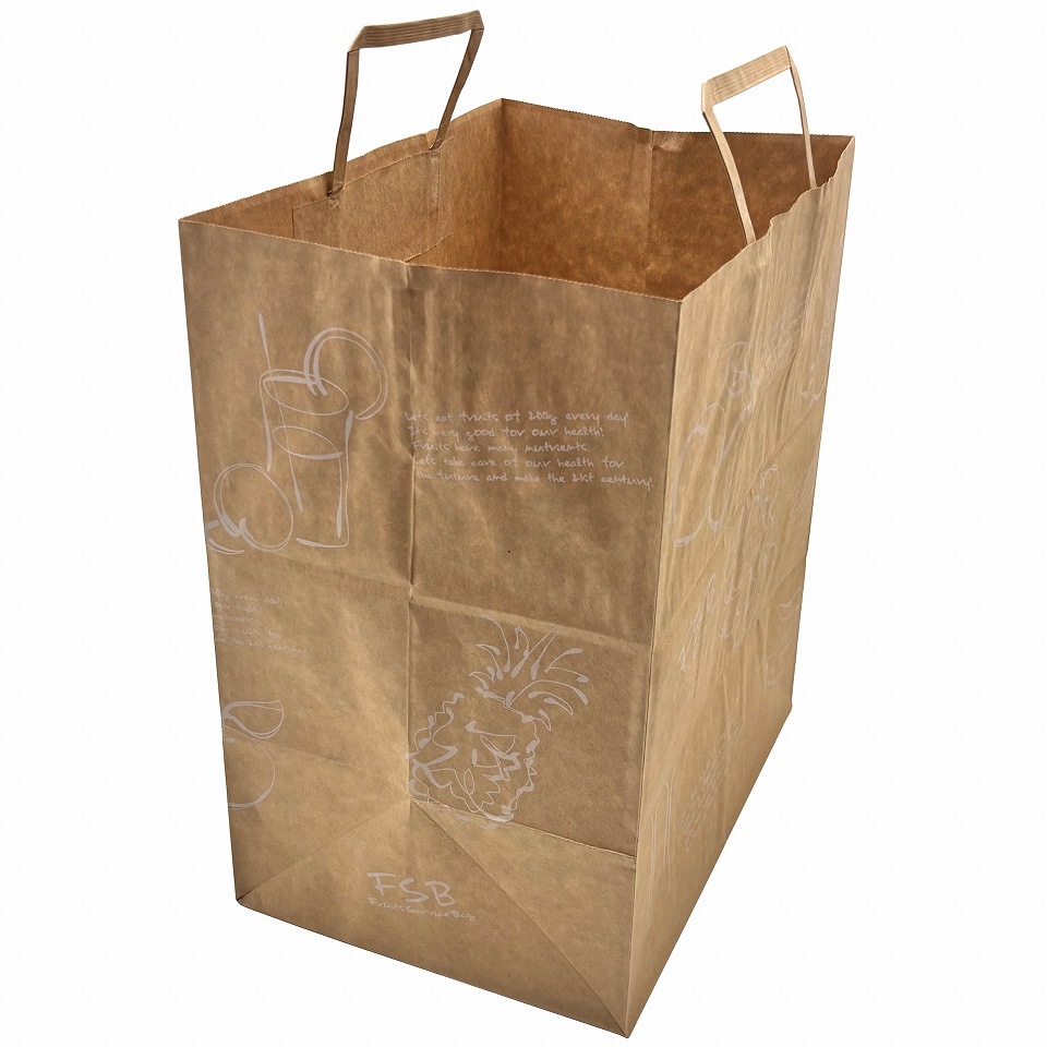 【手さげ紙袋】ニューFSBバッグ　特大（25枚入）　サイズ：H350×W300ｍｍ×D210ｍｍ