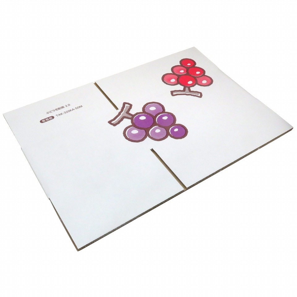 ぶどうA式タイプ 宅配専用箱 2.0サイズ 三色ぶどう（内寸23×33×高さ