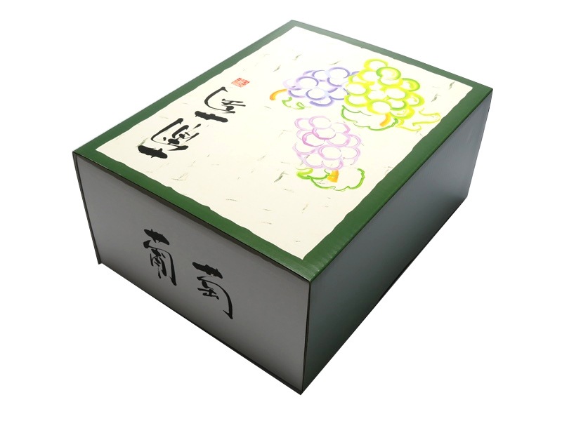 高級ぶどう化粧箱 OT-F3 葡萄 ダークグリーン　セット　40枚/セット