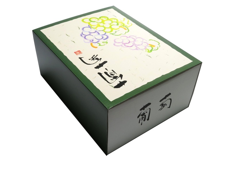 高級ぶどう化粧箱 OT-F3 葡萄 ダークグリーン　セット　40枚/セット
