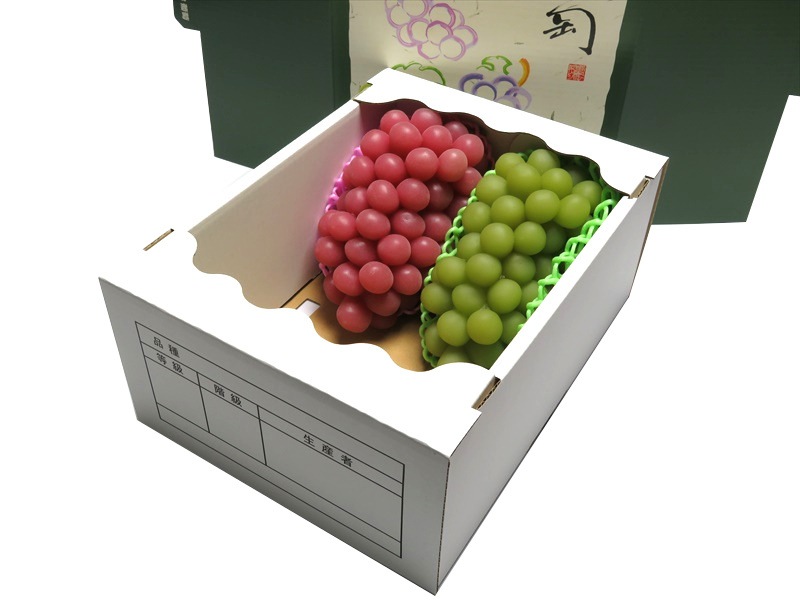 高級ぶどう化粧箱 OT-F3 葡萄 ダークグリーン　セット　40枚/セット