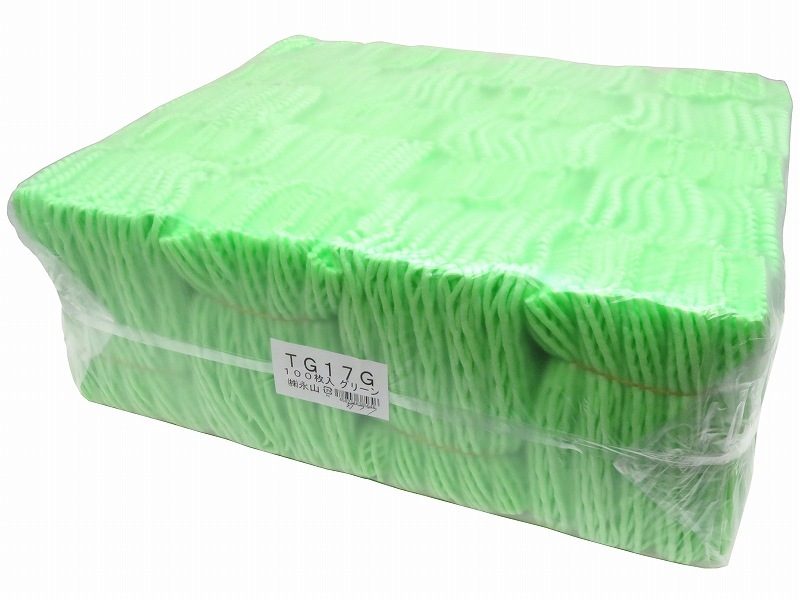 【屋号必須】フルーツキャップ TG-17 グリーン 1200個/袋 NAGAYAMA メーカー直送に付、個人宅配送不可