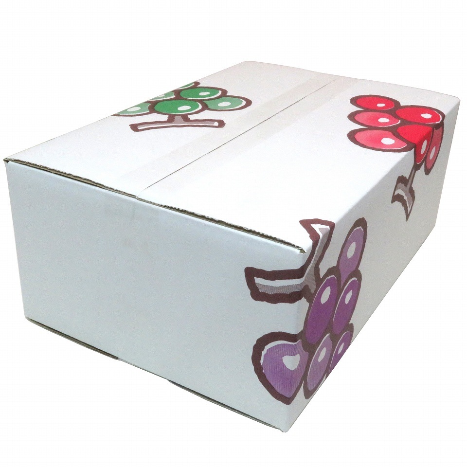 ぶどうA式タイプ　宅配専用箱　3.0サイズ 三色ぶどう（25×38×高さ14ｃｍ） 30枚/箱 リニューアル！！ ※通常・冷蔵での宅配も可能です。