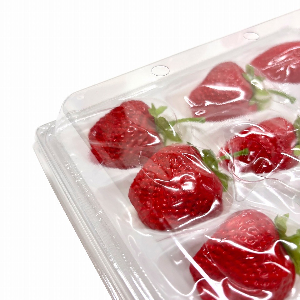 【屋号必須】イチゴ用　ゆりかーご　Aタイプ　18玉（189×248×53㎜）　114枚/箱　お試し用！