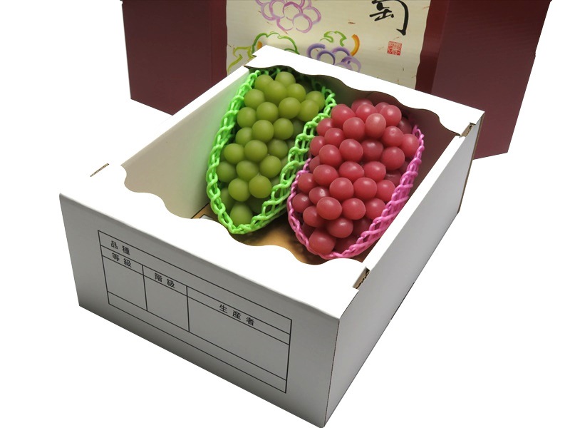 高級ぶどう化粧箱 OT-F4 葡萄 ワインレッド セット 40枚/セット | 箱