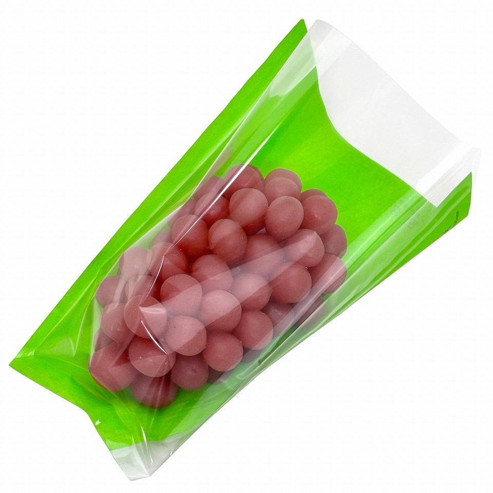 ぶどう出荷用三角袋カラー 特大透明 04(ライトグリーン)290/130×295(100枚)