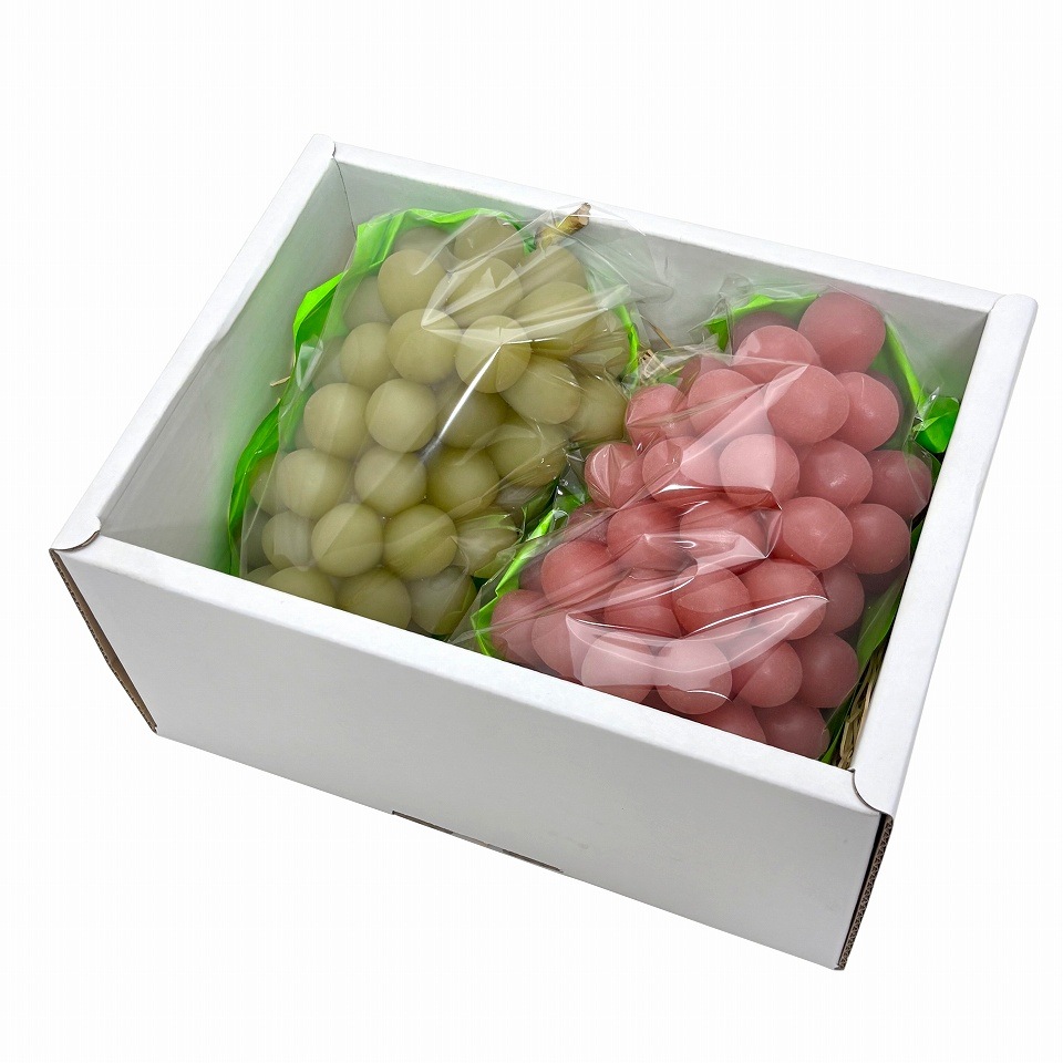 ぶどう出荷用三角袋カラー 特大透明 04(ライトグリーン)290/130×295(100枚)