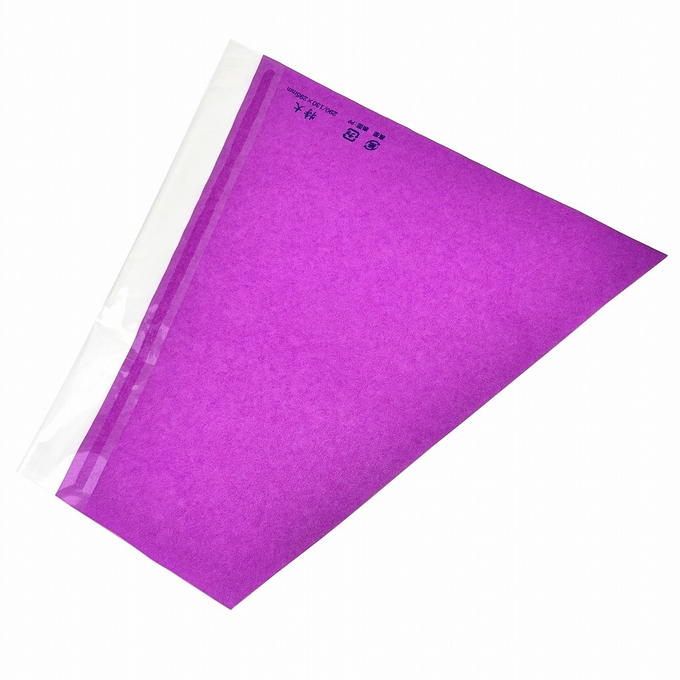 ぶどう出荷用三角袋カラー　特大透明　05（パープル）290/130×295（100枚）
