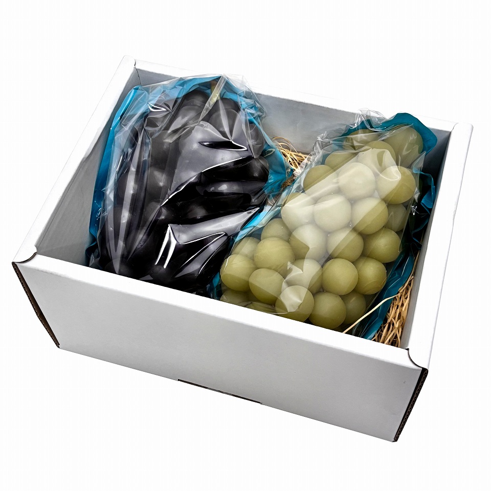 ぶどう出荷用三角袋カラー 特大透明 06(ターコイズ)290/130×295(100枚)