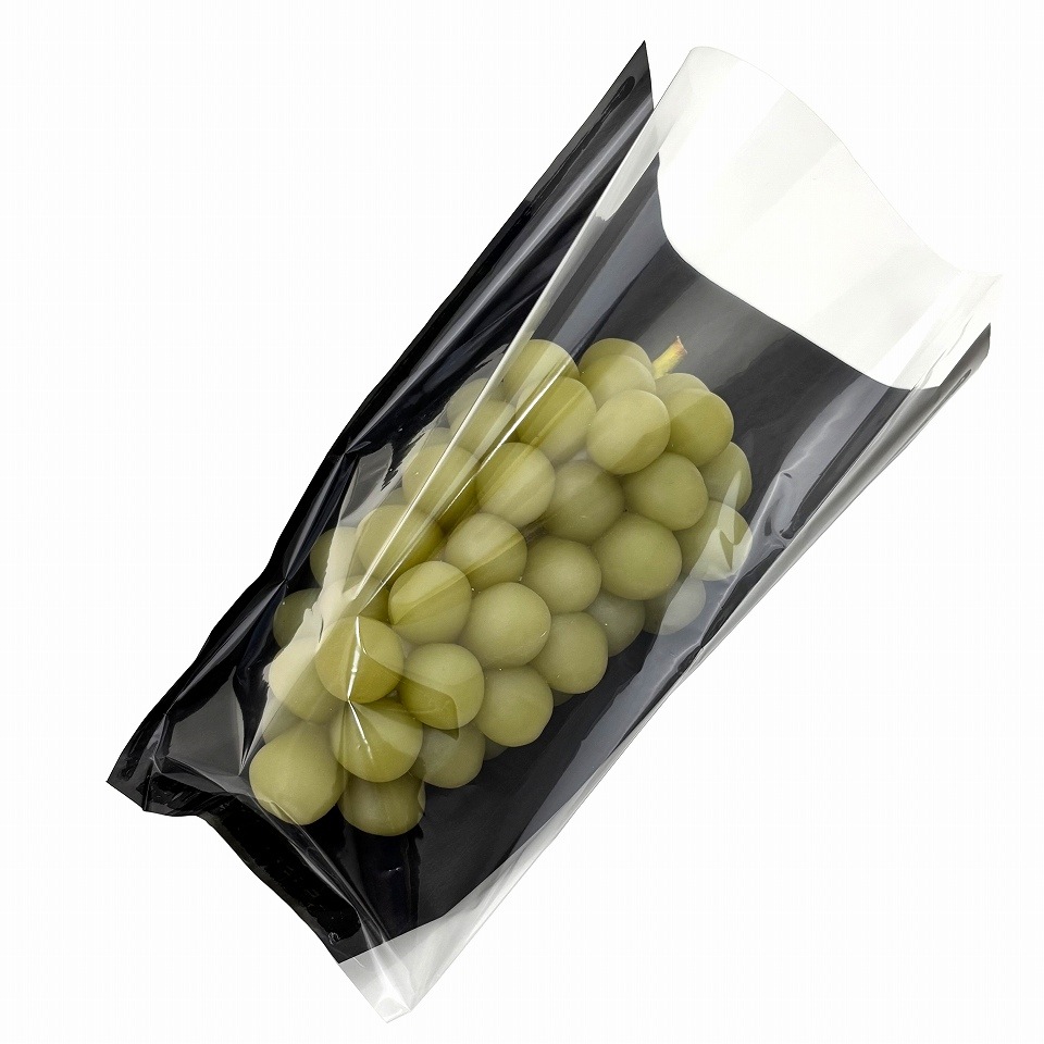 ぶどう出荷用三角袋カラー 特大透明 07(ブラック)290/130×295(100枚)