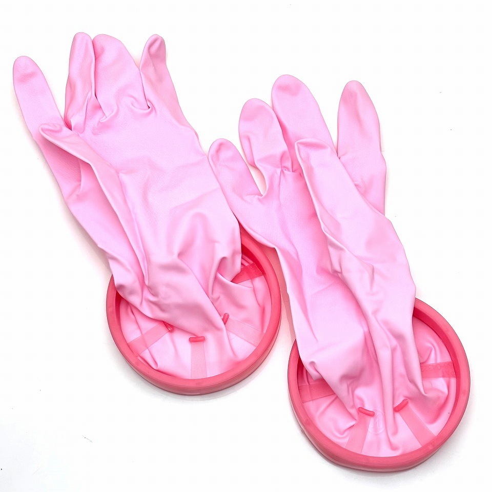 水ダレ シャットアウト手袋 Mサイズ(女性用) メリット塗布用 手袋 ジベ処理用 手袋 雨天時の果実収穫用 手袋