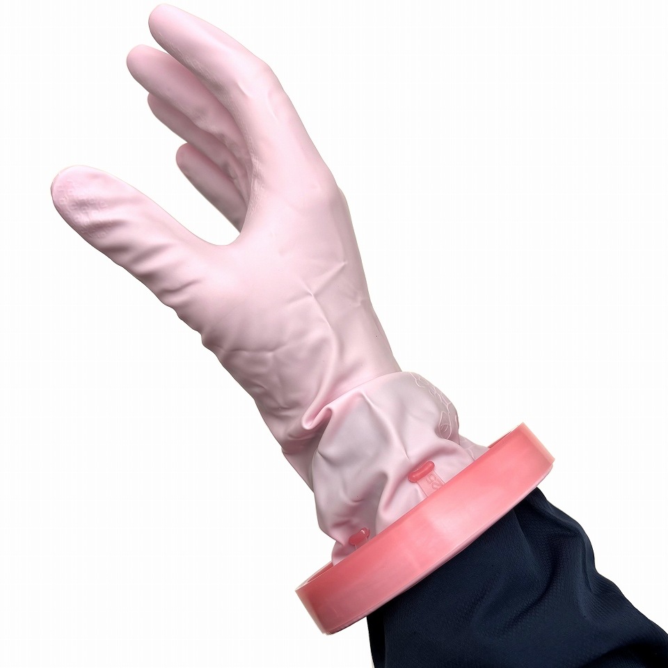 水ダレ シャットアウト手袋 Mサイズ(女性用) メリット塗布用 手袋 ジベ処理用 手袋 雨天時の果実収穫用 手袋