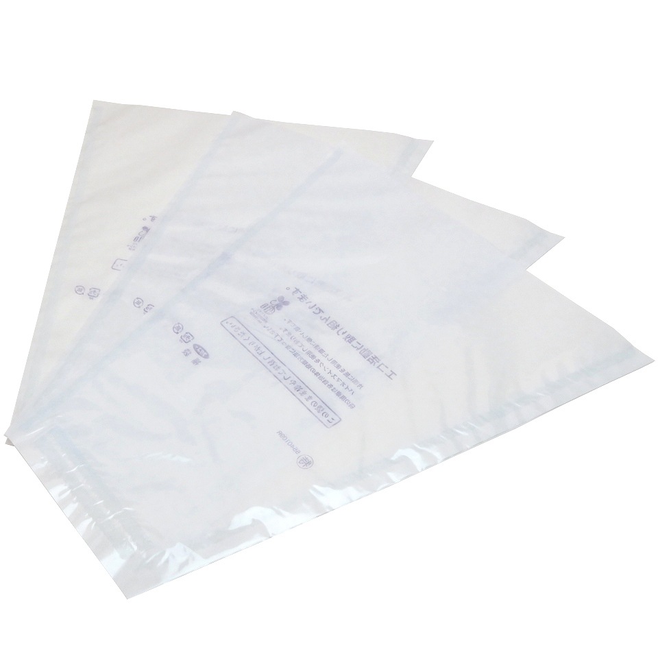 ぶどう 出荷用三角袋 特大ブルー(セロハン部分の印刷無地) 100枚入 (紙、セロハン) 大房 黒ぶどう用