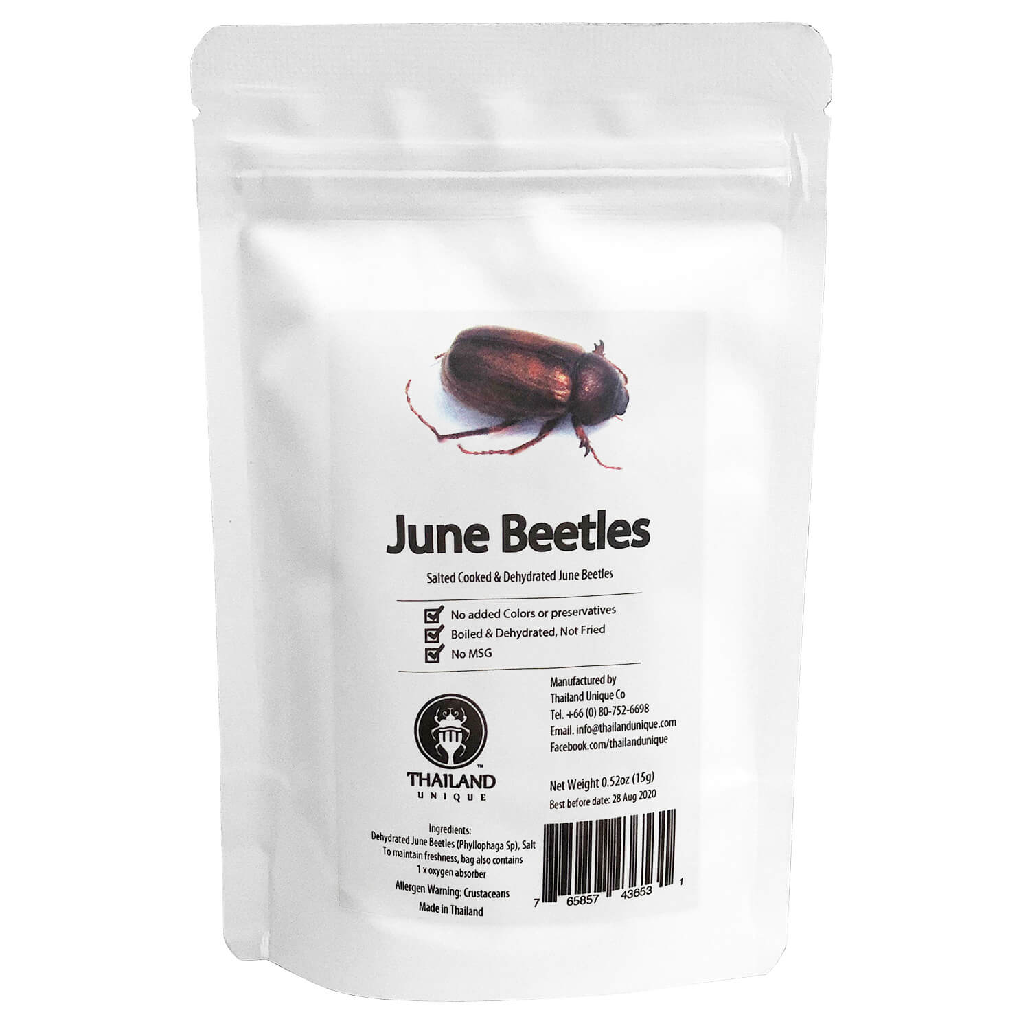 昆虫食 Small June Beetles (コガネムシ) x 10袋 | 昆虫食(JRユニーク