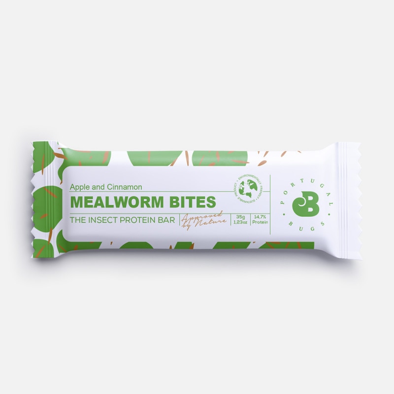 MEALWORM BITES-Appre and Cinnamon(ミルワームバイツ アップル＆シナモン)