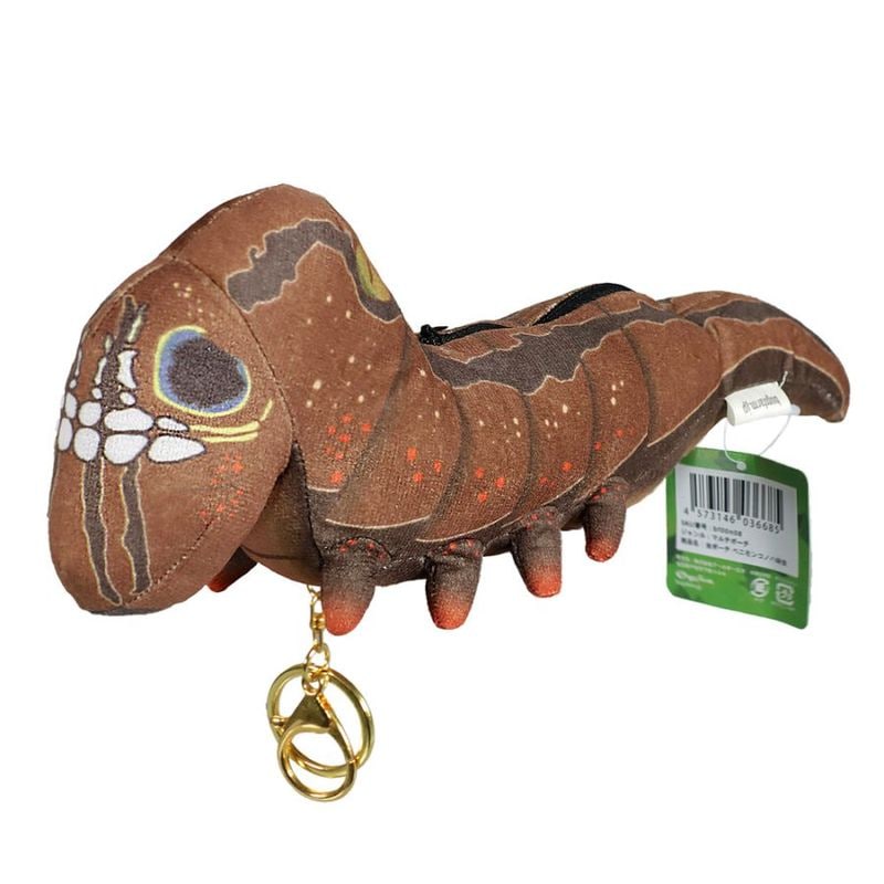 虫好きさんのための虫ポーチ ベニモンコノハ幼虫