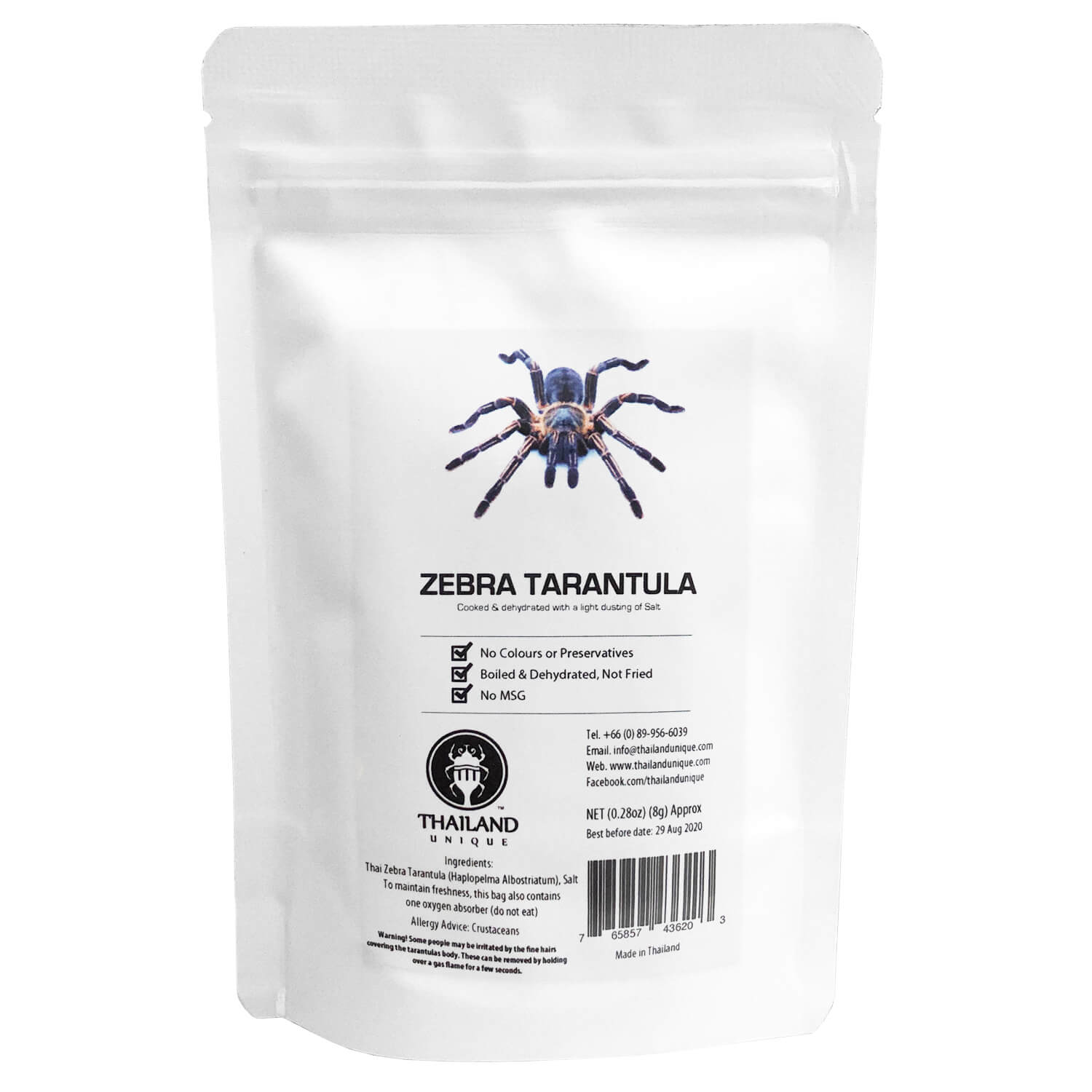 Zebra Tarantula4g(x 10