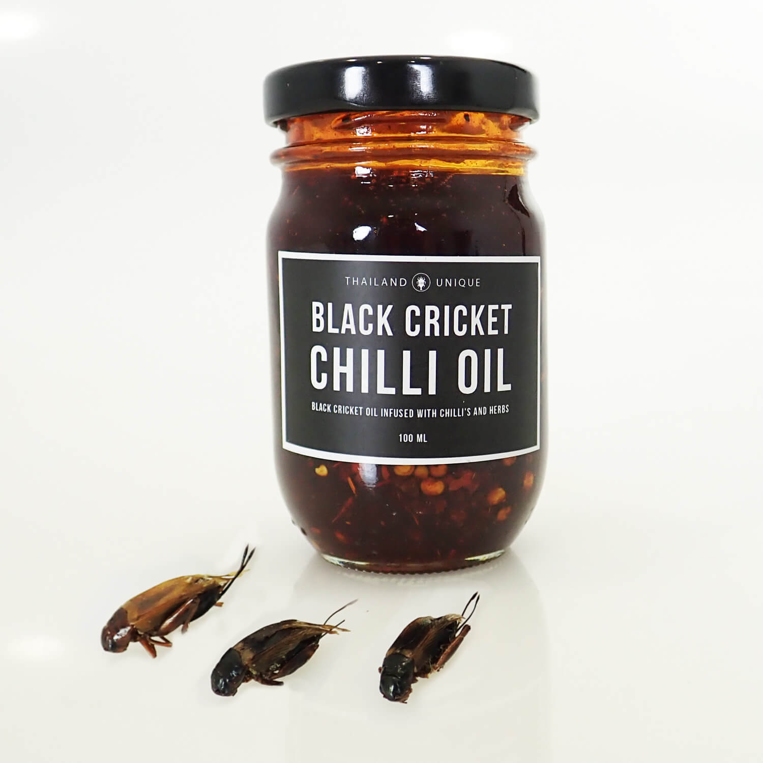 �ե��ۥ��������� ���ꥪ���� 100ml��Black Cricket Chilli Oil)