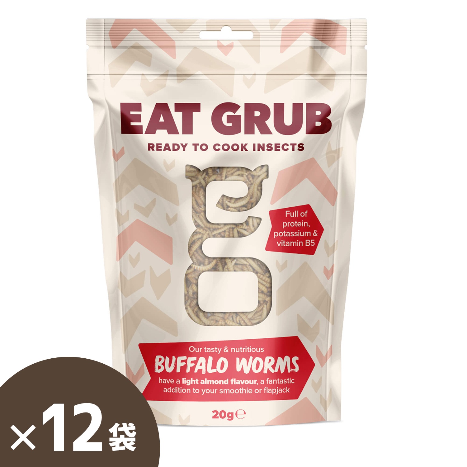 Eat Grub ���å��󥰥��꡼��Small���Хåե�������ࡡ20g x 12��