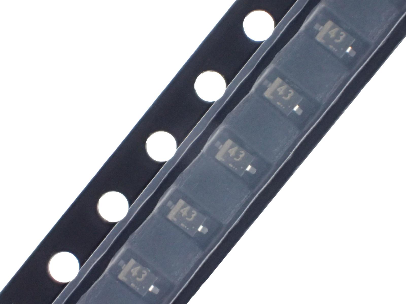 RENESAS ノイズクリッピング ダイオード NNCD4.3-T1-AT   (5個セット)