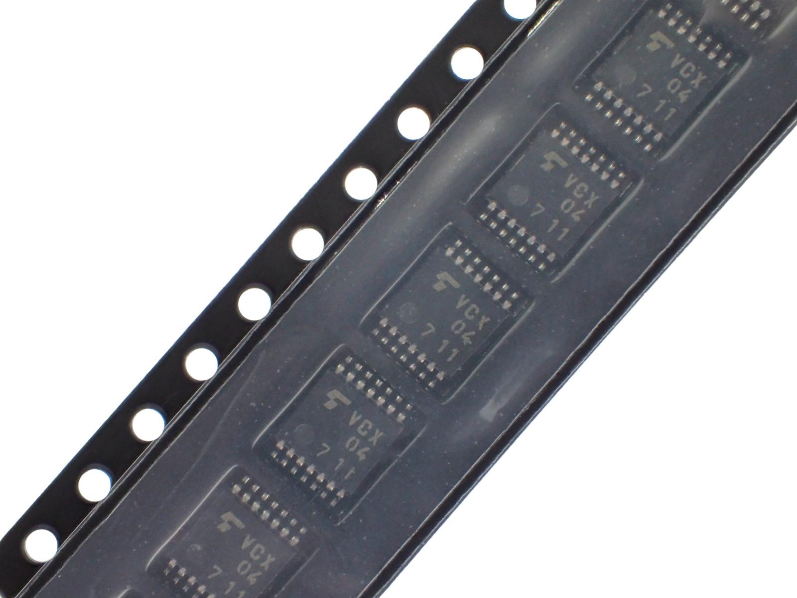 TOSHIBA 低電圧 CMOS インバータ TC74VCX04FT(EL) (5個セット)