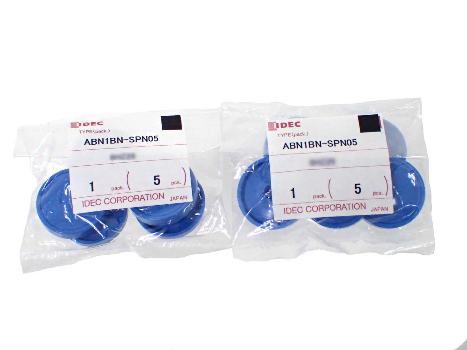 IDEC φ30 TWNシリーズ 押ボタンスイッチ用 平形ボタン ABN1BN-SPN05 (5個セット)