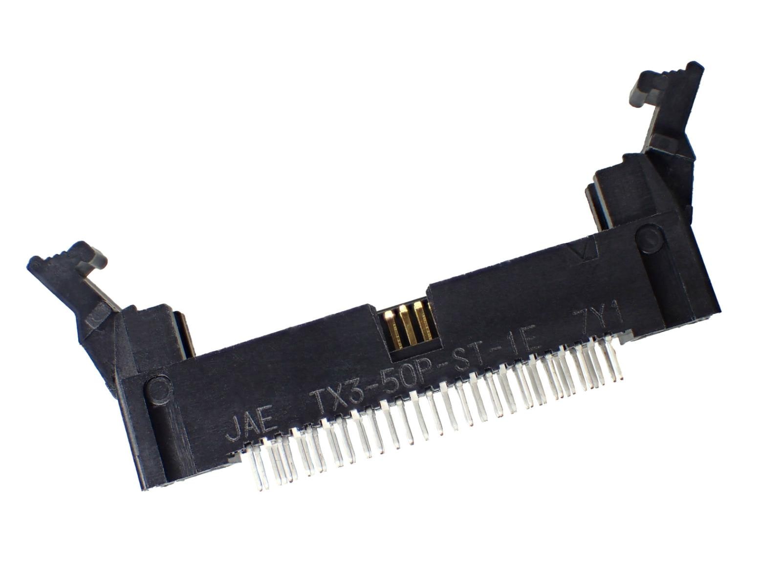JAE 50P 2列 ライトアングル スルーホール  TX3-50P-D2ST-LN1E (2個セット)