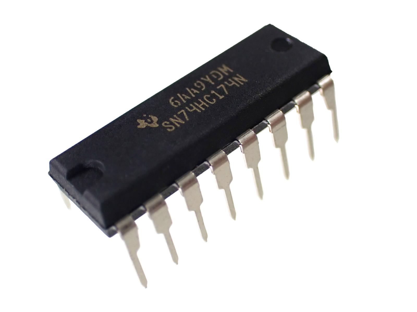 Texas Instruments フリップ フロップ SN74HC174N (5個セット)