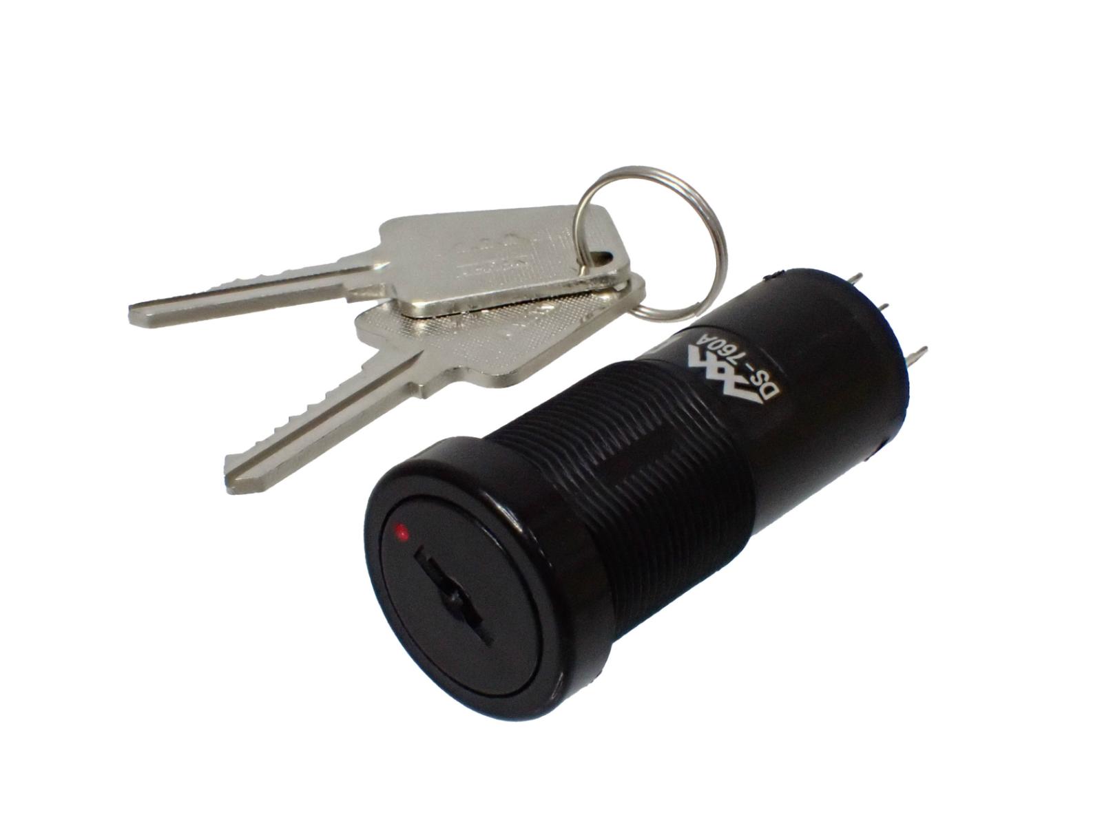 MIYAMA キースイッチ キーロック式 SPDT (3P) ON-ON DS-760A