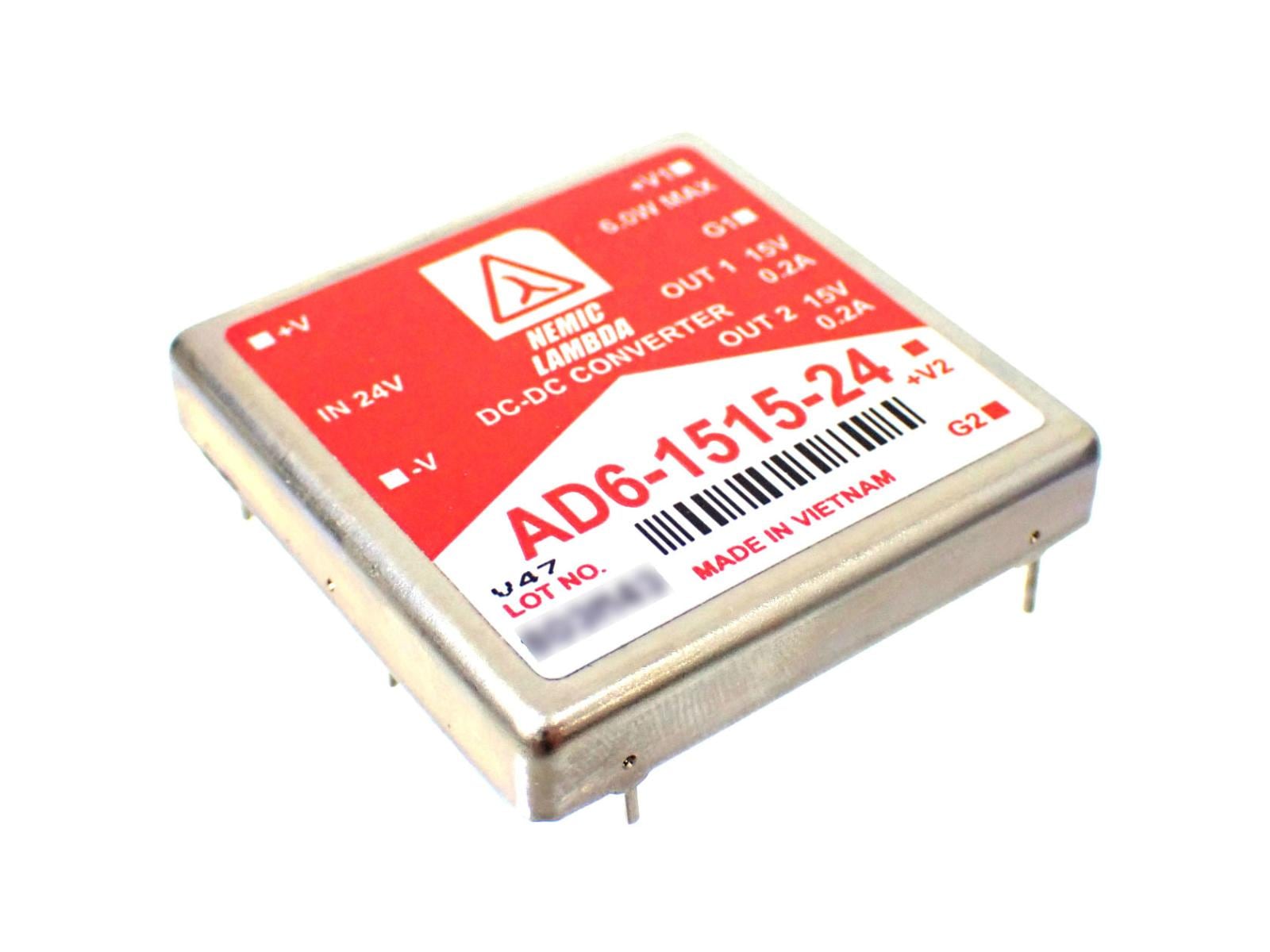 NEMIC LAMBDA DC/DC コンバータ 24V AD6-1515-24