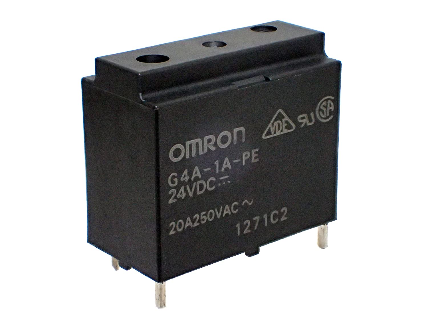 OMRON 高耐久性形 単安定 シングル プリント基板用 端子  AC250V 1A  G4A-1A-PE(C)|部品|カテゴリ別