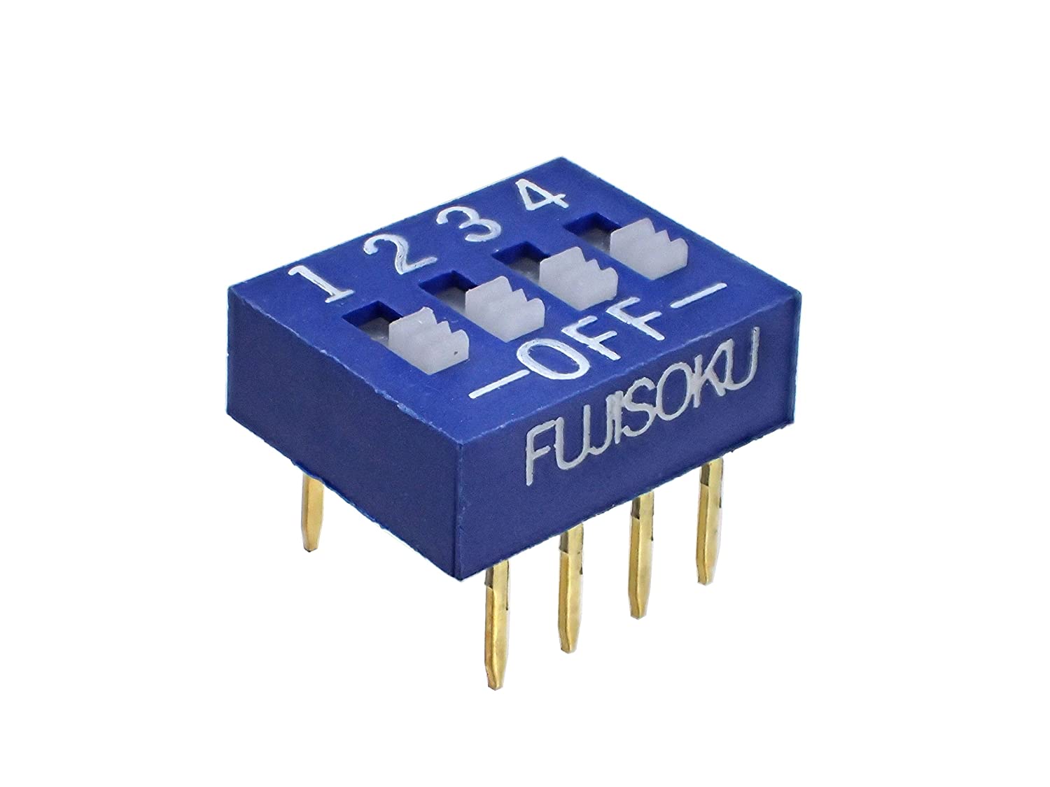 FUJISOKU 4極 50V 100mA ディップ スライドスイッチ DSS2シリーズ DSS204|部品|カテゴリ別