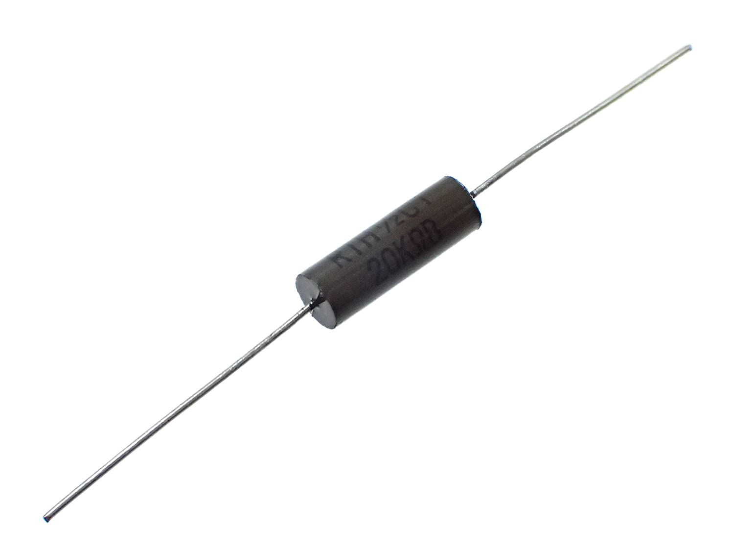 HDK MIL-R-10509F準拠 超精密級絶縁形金属皮膜抵抗器 0.5W 20KΩ (許容差±0.1%) RTHシリーズ RTH1/2 C1-2002B