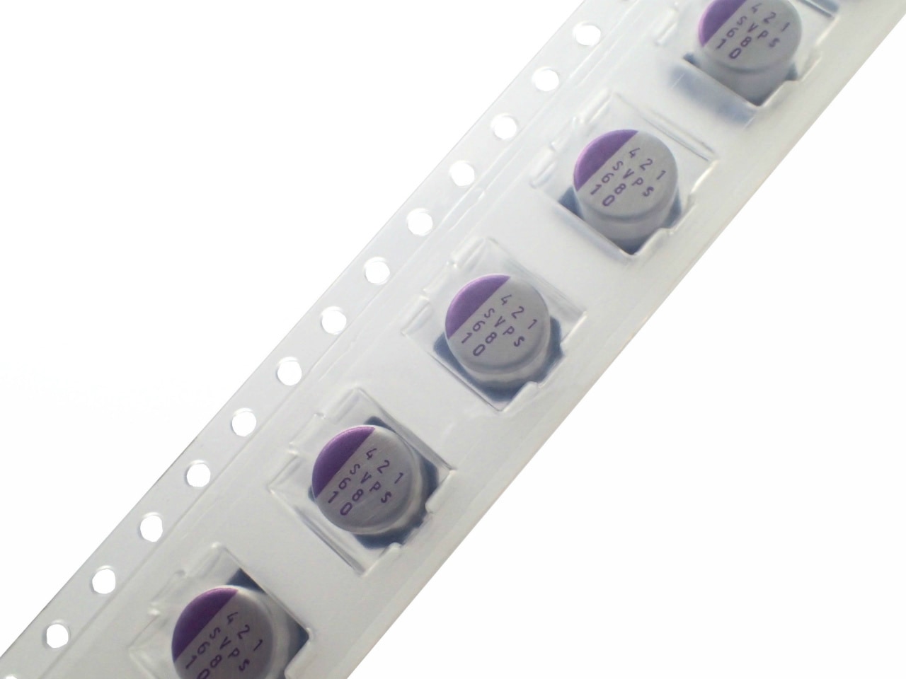 SANYO OS-CON 導電性 高分子 電解コンデンサ 10V 68μF 105° 10SVPS68M (5個セット)