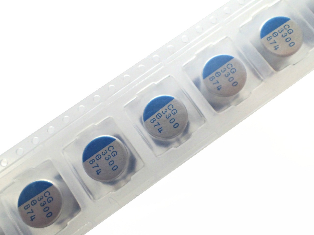 NICHICON SMD 面実装 テーピング品 高分子 電解コンデンサ 2.5V 33000uF 105℃ PCG0E332MCL1GS (5個セット)|部品|カテゴリ別