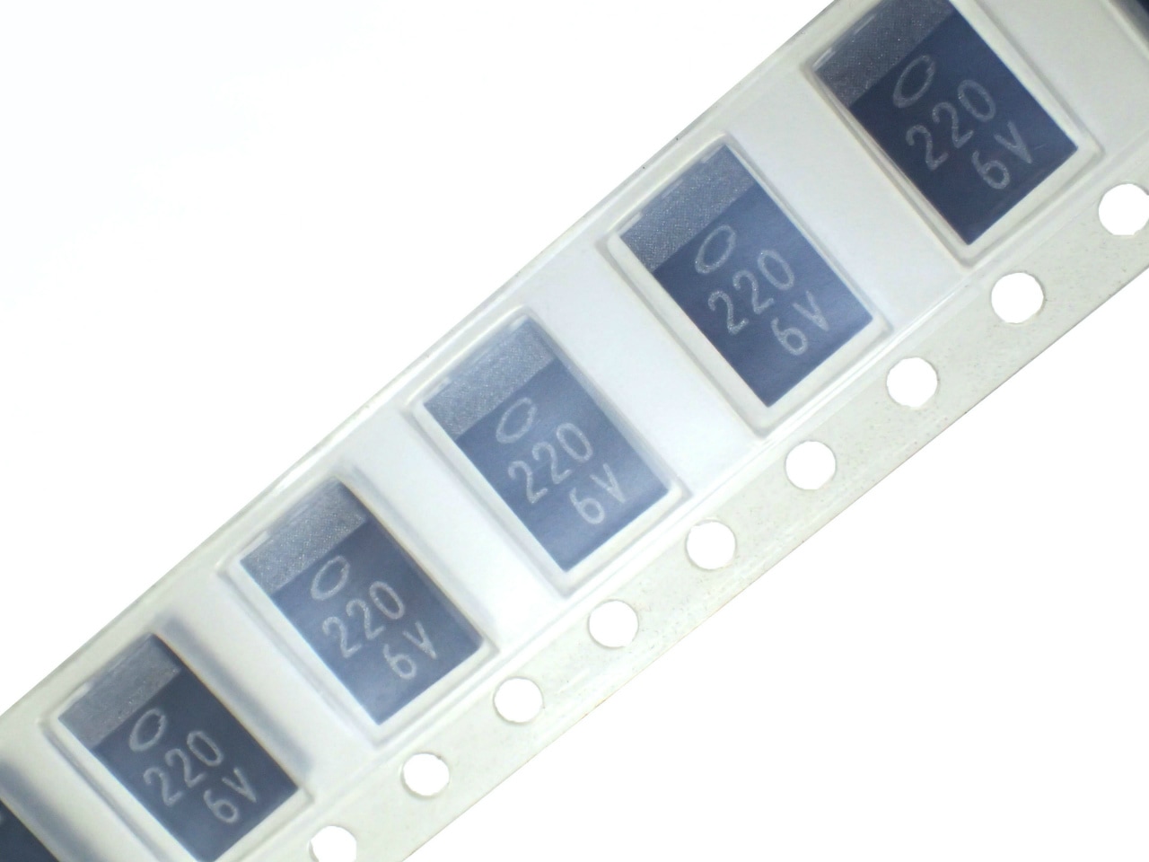 NICHICON SMD タンタルコンデンサ F930J227MNC (5個セット)