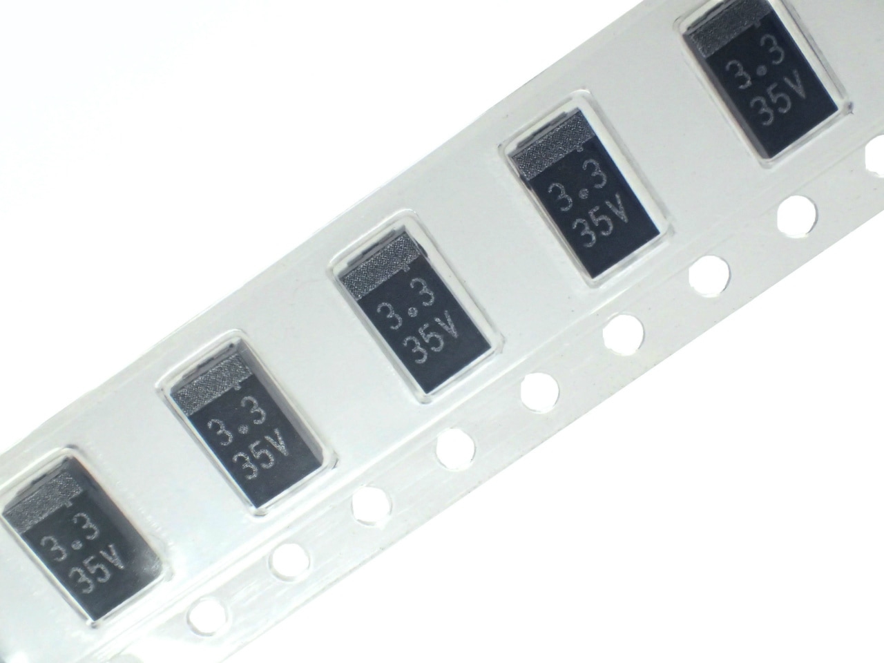 NICHICON SMD タンタルコンデンサ F931V335MCMBMA (5個セット)