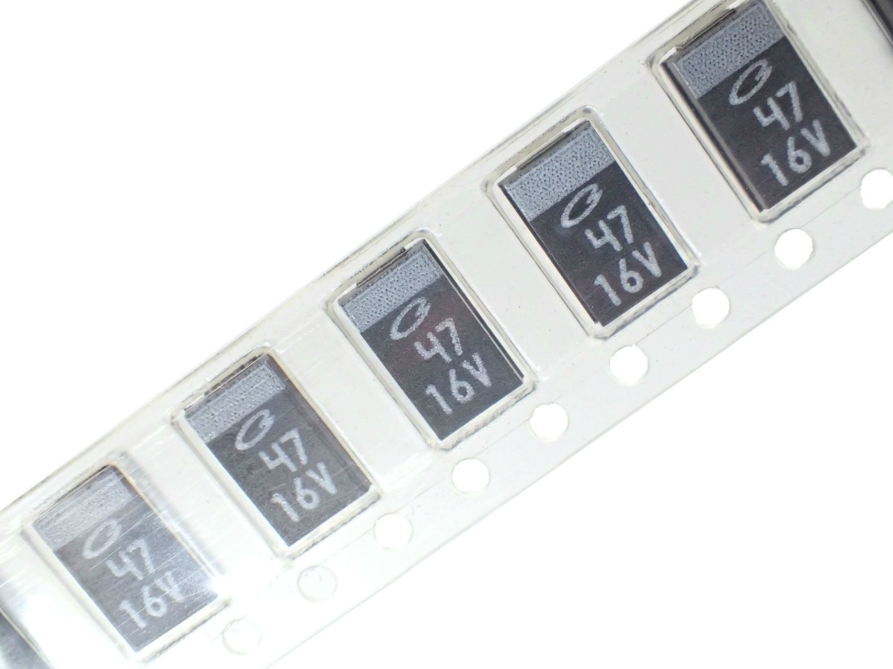 NICHICON SMD タンタルコンデンサ F931C476MNMBMA (5個セット)|部品|カテゴリ別