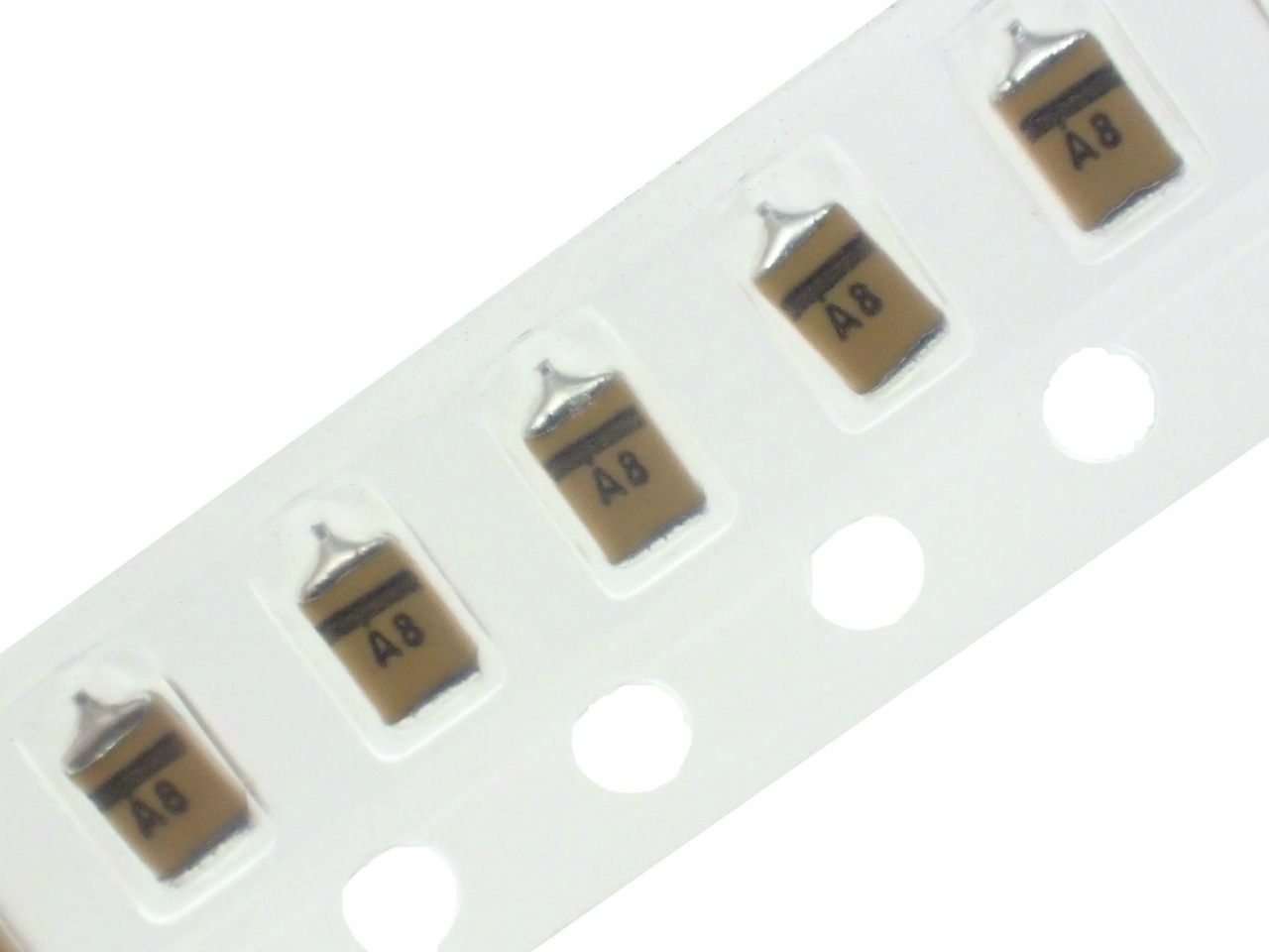 NICHICON SMD タンタルコンデンサ F950J107MSAAM1Q2 6.3V 100μF (5個セット)|部品|カテゴリ別