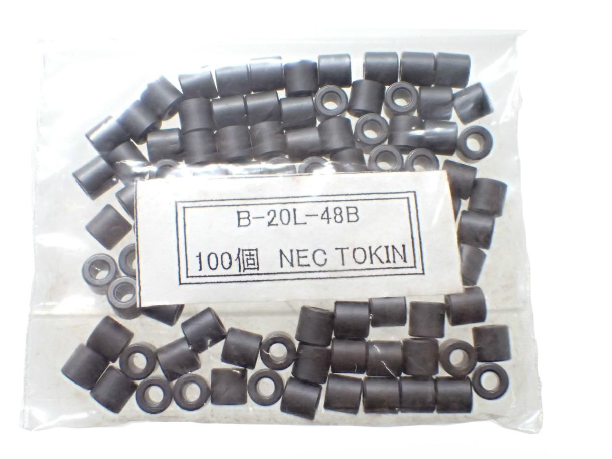 NEC TOKIN EMCビーズ フェライトコア ノイズ対策 ビーズコア B-20L-48B (100個セット)|部品|カテゴリ別