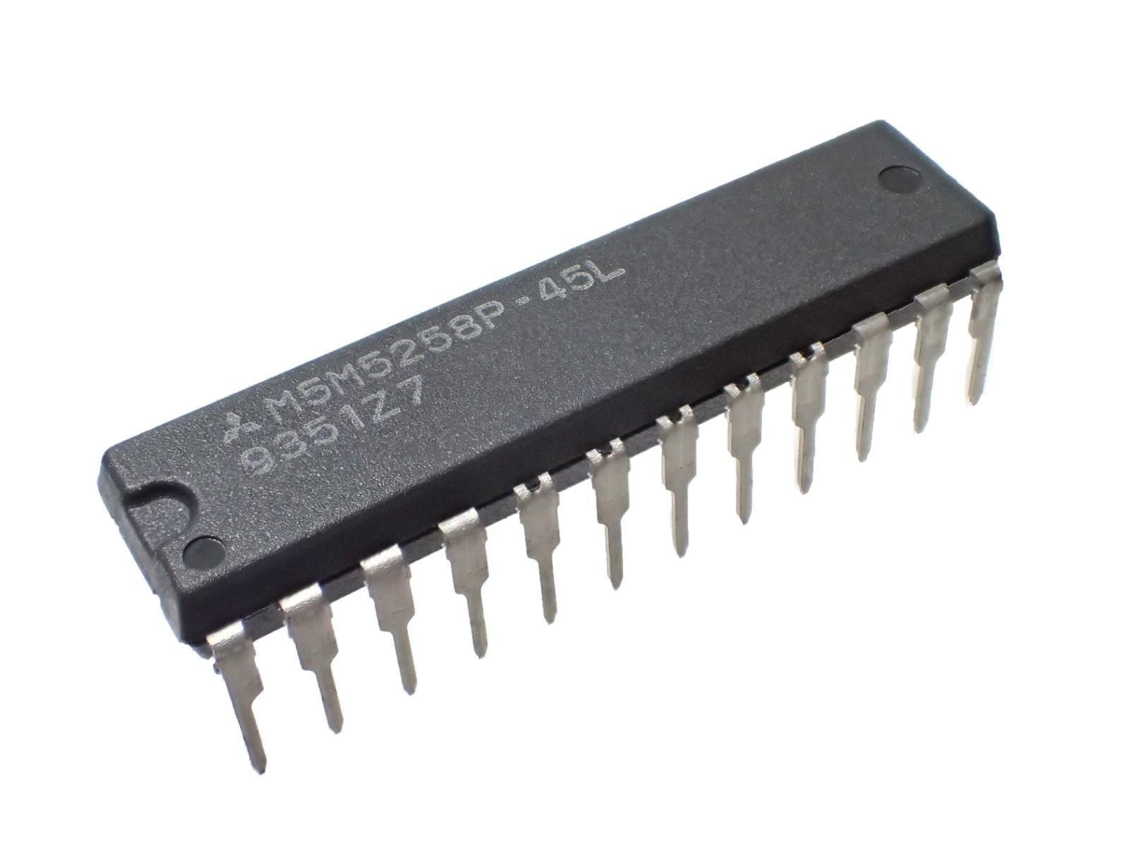 MITSUBISHI 4Bit CMOS SRAM STATIC RAM M5M5258P-45L (2個セット)|部品|カテゴリ別