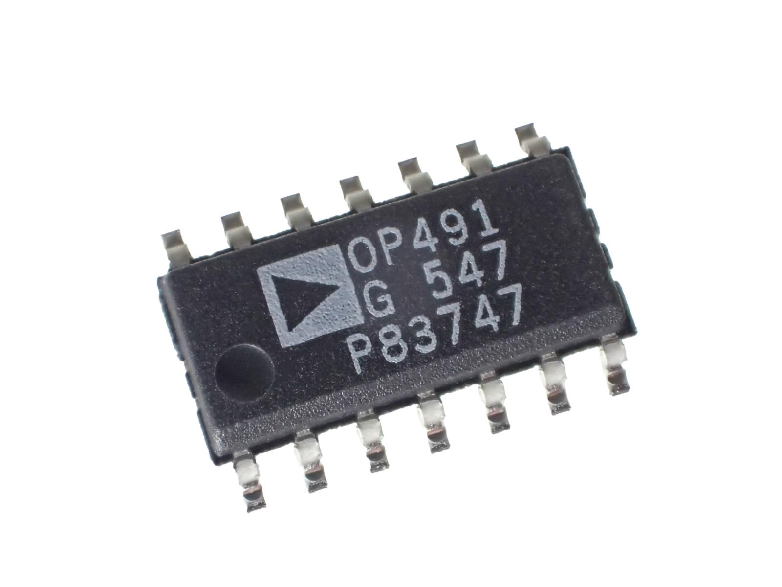 Analog Devices Micropower Single-Supply Rail-to-Rail Input/Output Op Amps OP491GS|部品|カテゴリ別