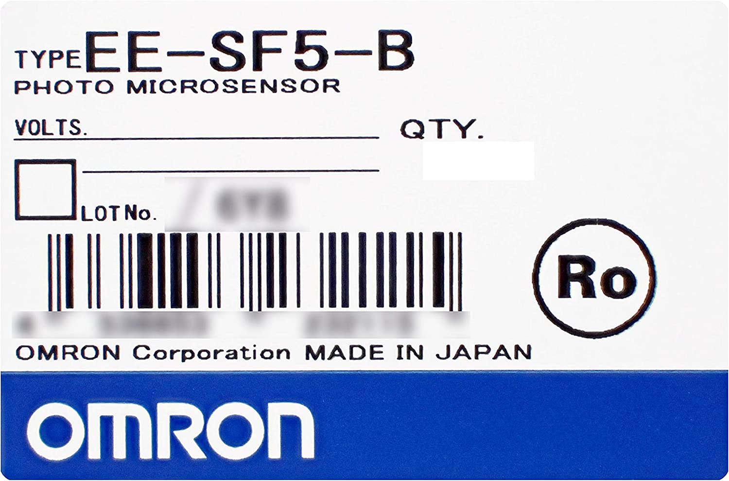 OMRON 汎用品 反射形 フォト マイクロセンサ EE-SF5-B