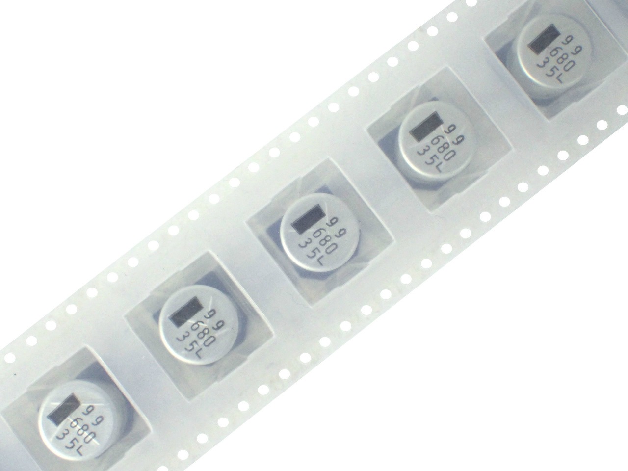 SUNCON SMD 面実装 テーピング品 電解コンデンサ 35V 680uF 105℃ 35CE680LX+D (5個セット)|部品|カテゴリ別